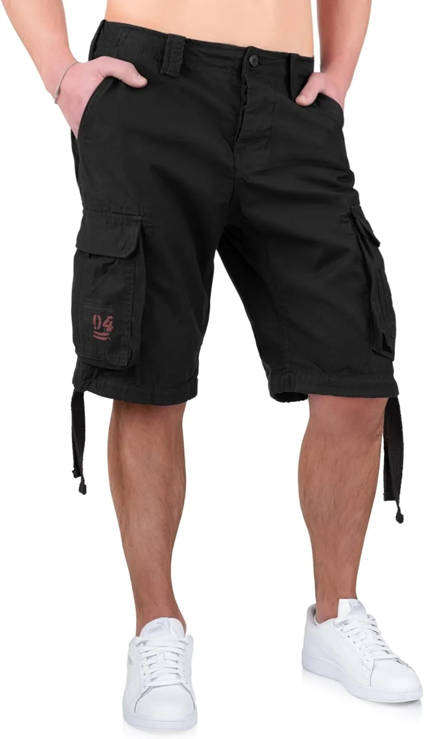 Men Cargo Shorts Airborne Vintage