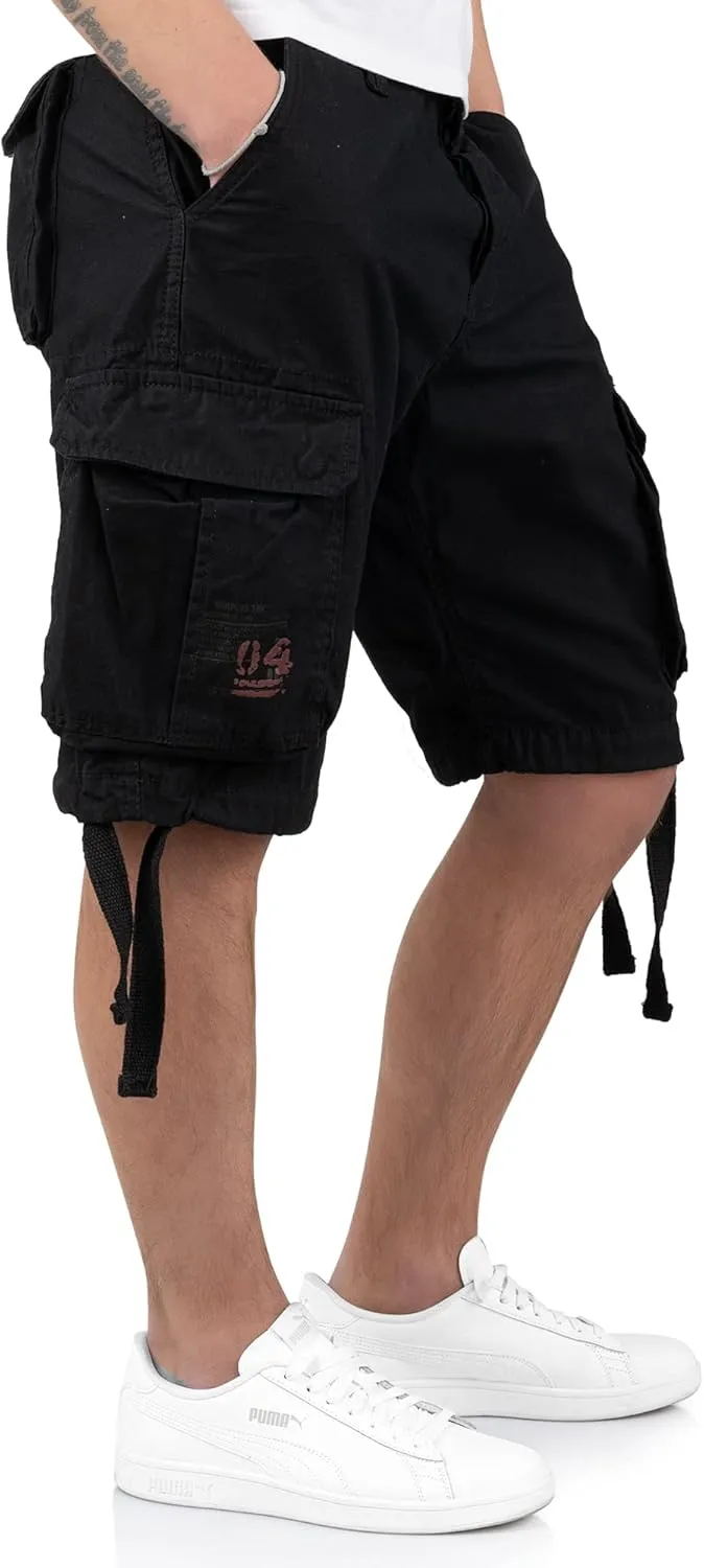 Men Cargo Shorts Airborne Vintage