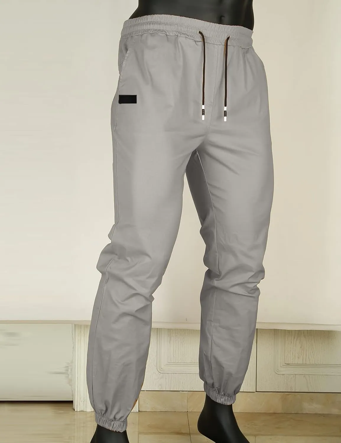 Men Joggers Chino Cargo Pants Hiking Outdoor Recreation Pants Twill Fitness Track Jogging Pants Casual Cotton Pants