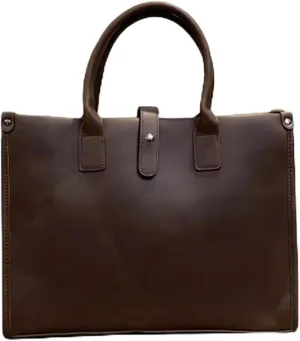 Men Messenger Crossbody Bag w/Strap, leathers, Laptop Briefcase, large capacity, Vintage Work Attache, Water Resistant, Women Computer Bag for Travel/Business, 14.9in