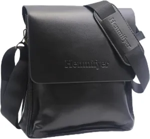 Mens Crossbody Bags Leather Messenger Shoulder Bag Side Sling Bag for Men Travel Work Business Magnetic Buckle