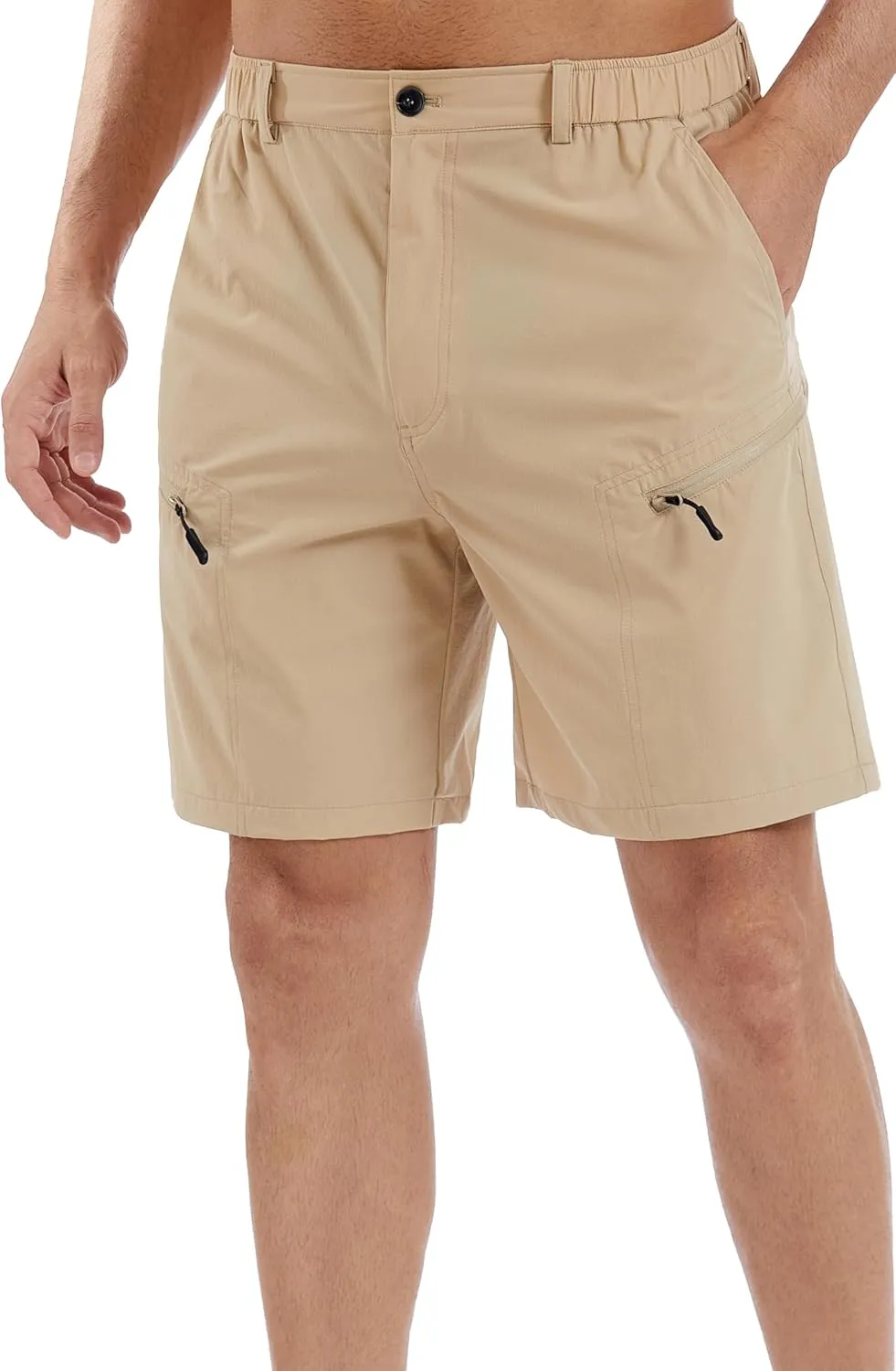 Mens Hiking Cargo Shorts 7" Inseam Mens Golf Stretch Shorts with Multipocket,Quick Dry Breathable Work Shorts