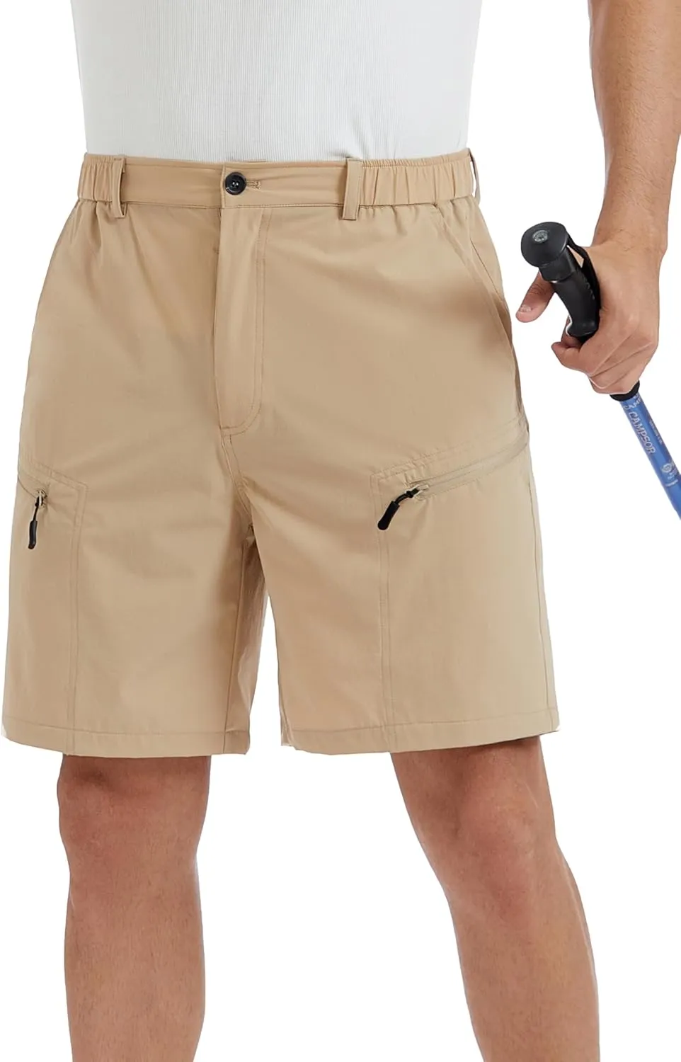 Mens Hiking Cargo Shorts 7" Inseam Mens Golf Stretch Shorts with Multipocket,Quick Dry Breathable Work Shorts
