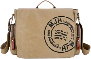 Men's retro shoulder bag Korean canvas shoulder bag men's messenger bag