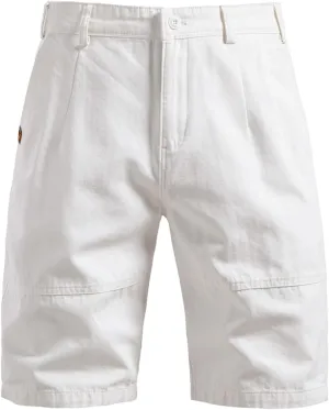 Mens Shorts Size 33 Shorts Straight Solid Color Versatile Work Men Basketball Jean Jorts