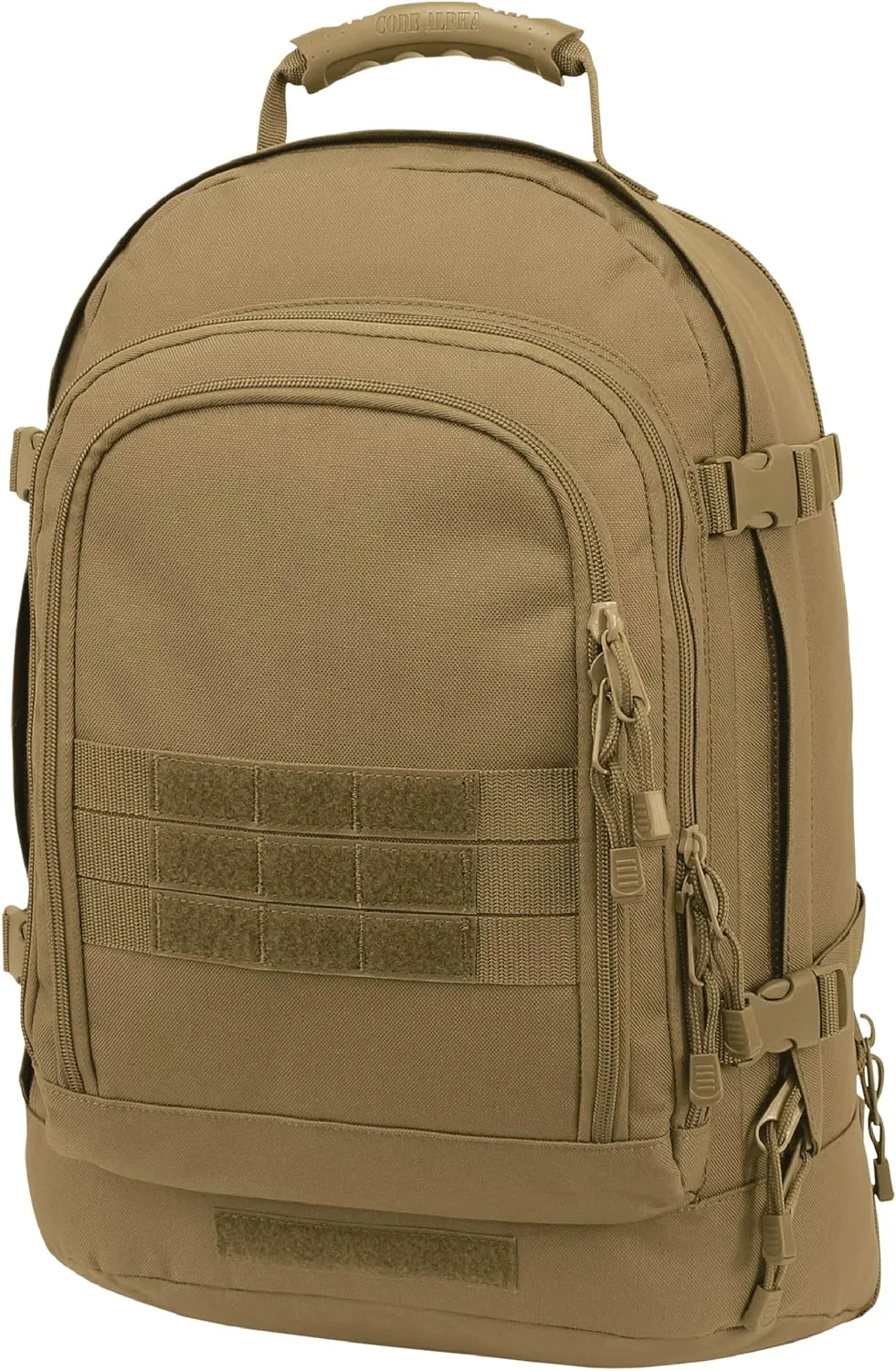 Mercury Tactical Gear Code Alpha 3 Day Stretch Tactical Backpack, Basic, Coyote Brown, One Size