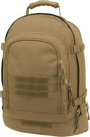Mercury Tactical Gear Code Alpha 3 Day Stretch Tactical Backpack, Basic, Coyote Brown, One Size