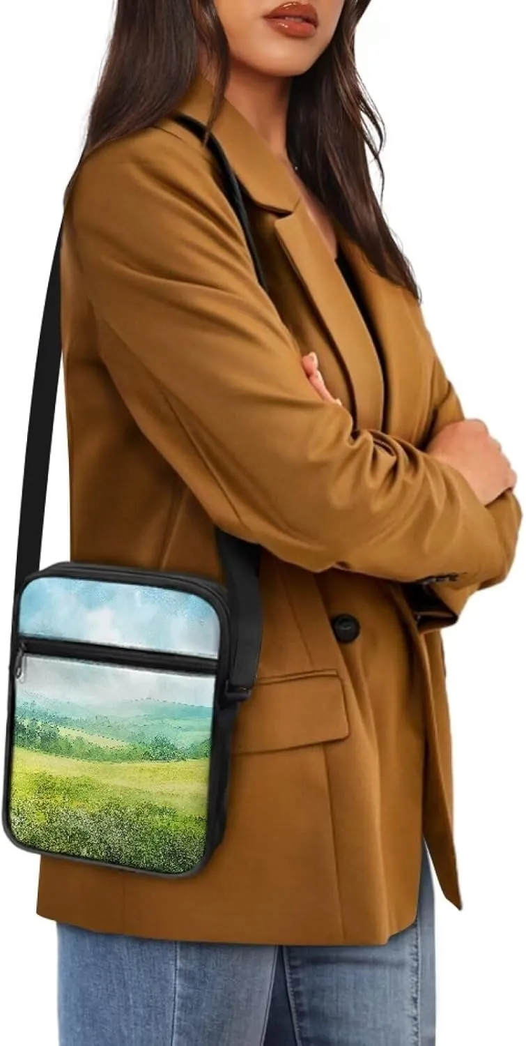 Messenger Bag for Women Small Crossbody Bag Purse with Adjustable Strap Cell Phone Bag