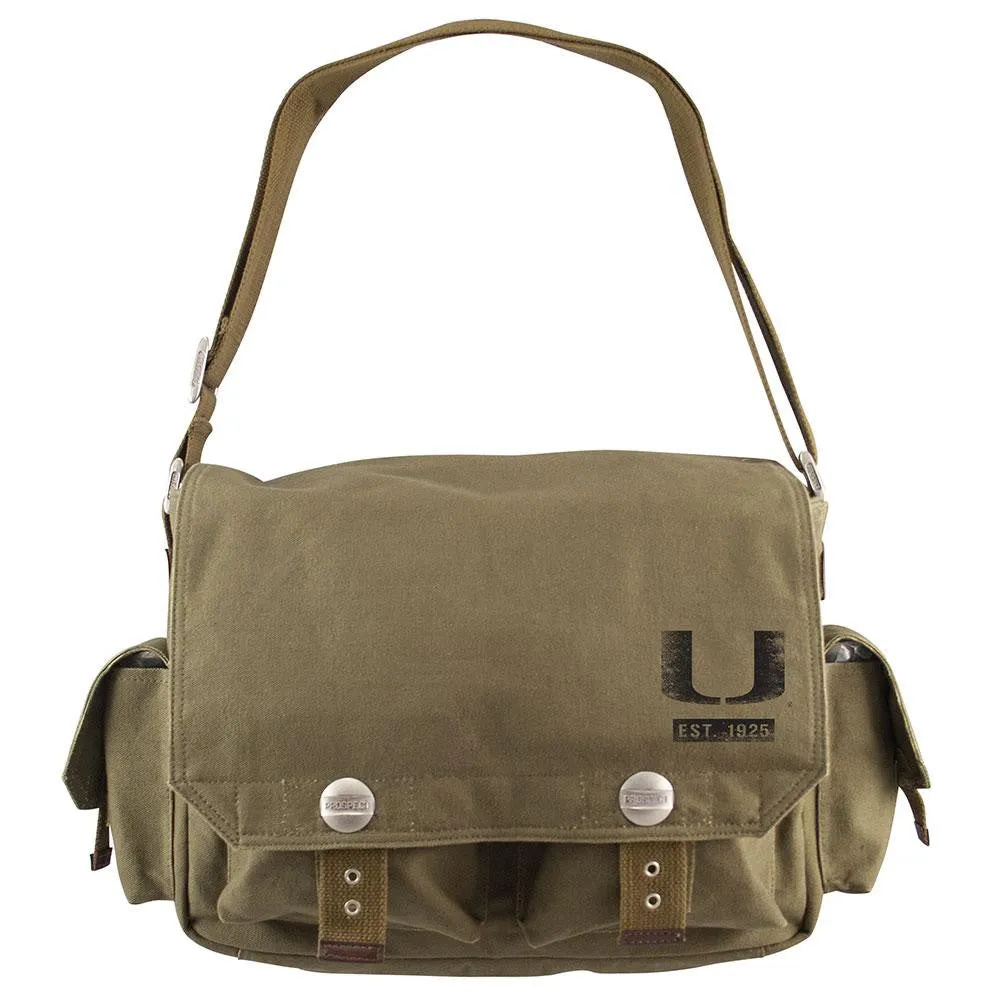 Miami Hurricanes NCAA Prospect Deluxe Messenger Bag