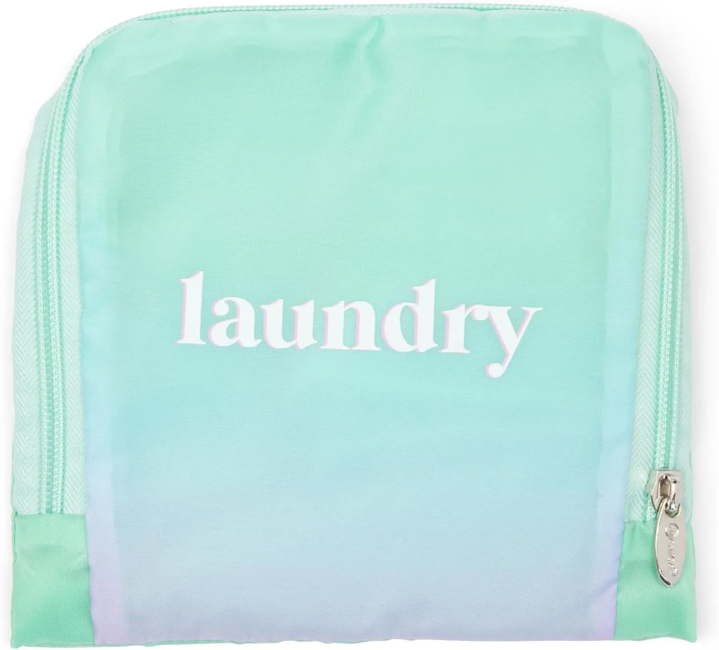 Miamica Soft Travel Laundry Bag with Zipper & Drawstring, 21” x 22” – Keep Your Dirty Clothes Separate & Organized
