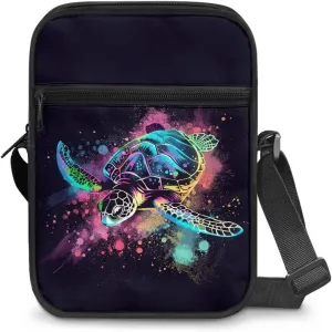 Mini Messenger Bag Small Crossbody Bags for Women Men Sling Bag Satchel Bag Shoulder Bag with Multi Pockets