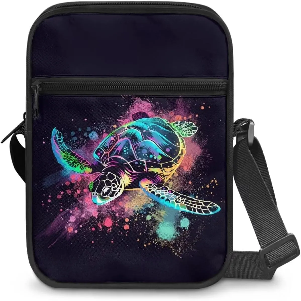 Mini Messenger Bag Small Crossbody Bags for Women Men Sling Bag Satchel Bag Shoulder Bag with Multi Pockets