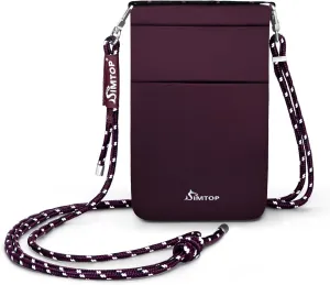 Mini Phone Purse Bag - Nylon Wallet & Crossbody Bags for Women with Adjustable Strap, Credit Card Slot, RFID & Waterproof