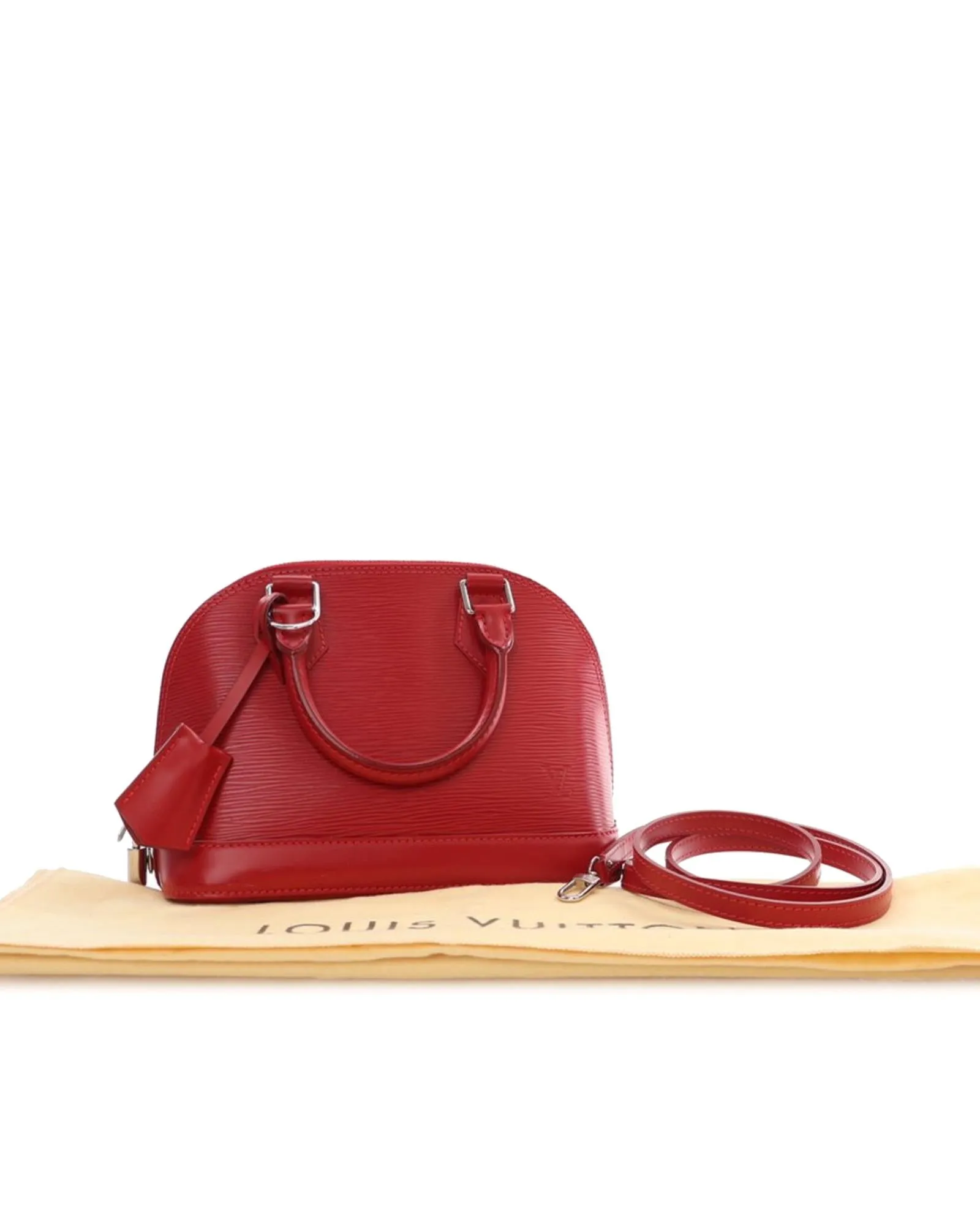 Mini Pochette Accessoires handbag Epi Leather Red