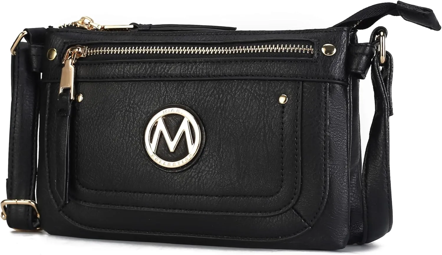 MKF Collection Crossbody bag for women, Adjustable Strap Vegan leather Shoulder Bag messenger Purse by Mia K
