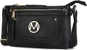 MKF Collection Crossbody bag for women, Adjustable Strap Vegan leather Shoulder Bag messenger Purse by Mia K