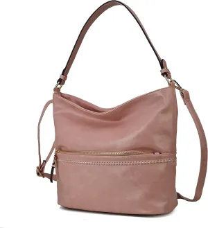 MKF Collection Shoulder Bag for women Vegan Leather Hobo Messenger purse