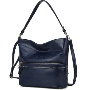 MKF Collection Shoulder Bag for women Vegan Leather Hobo Messenger purse