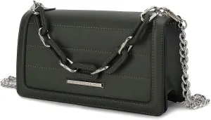 MKF Crossbody Bags for Women – PU Leather Pocketbook Handbag – Medium Side Messenger Purse, Shoulder Strap