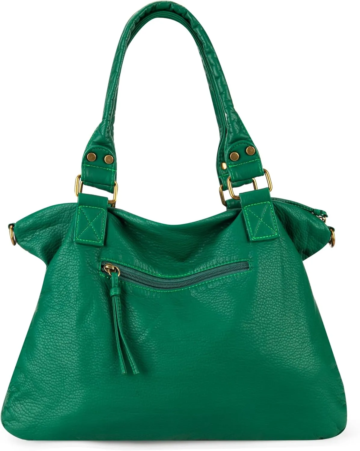 Montana West Washed Leather Hobo Bags for Women Roomy Handbags with Crossbody Strap