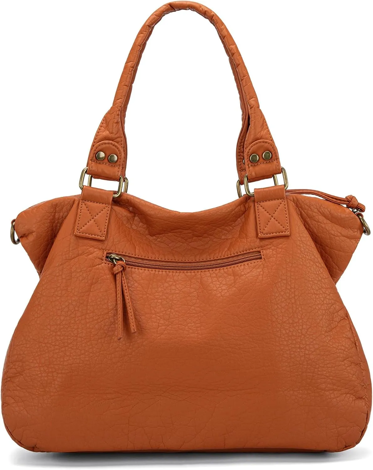 Montana West Washed Leather Hobo Bags for Women Roomy Handbags with Crossbody Strap