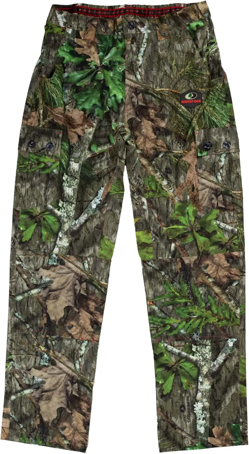 Mossy Oak Men's Lightweight Camo Hunting Pants Tibbee
