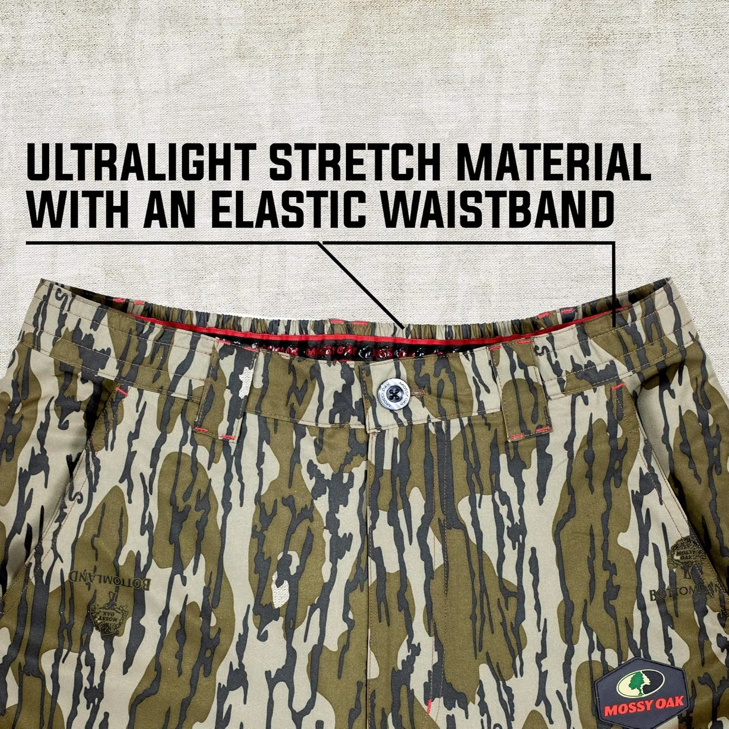 Mossy Oak Men's Lightweight Camo Hunting Pants Tibbee