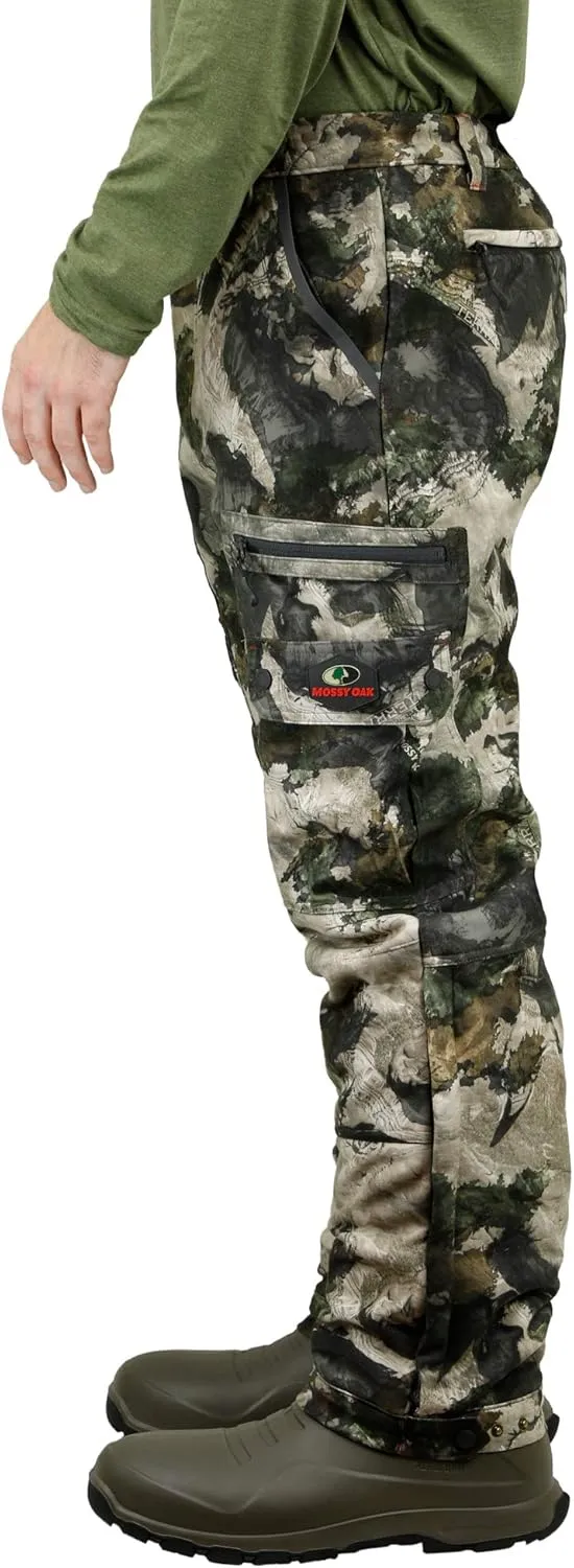 Mossy Oak Sherpa Fleece Lined Camo Hunting Pants for Men