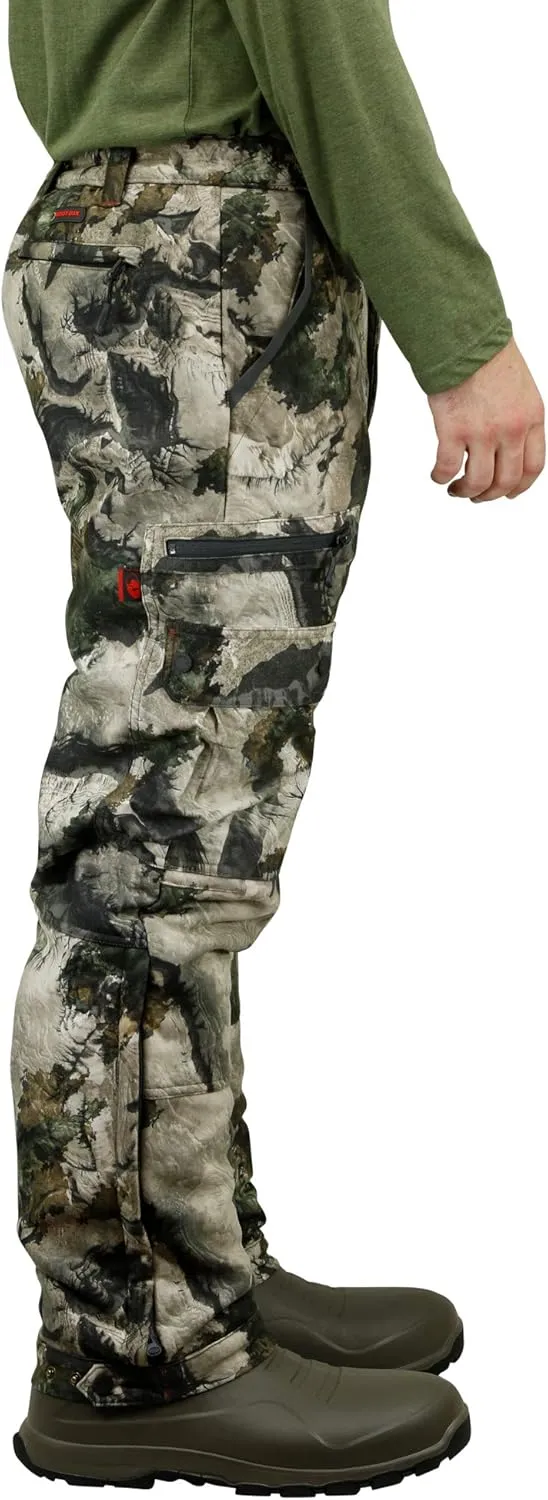 Mossy Oak Sherpa Fleece Lined Camo Hunting Pants for Men