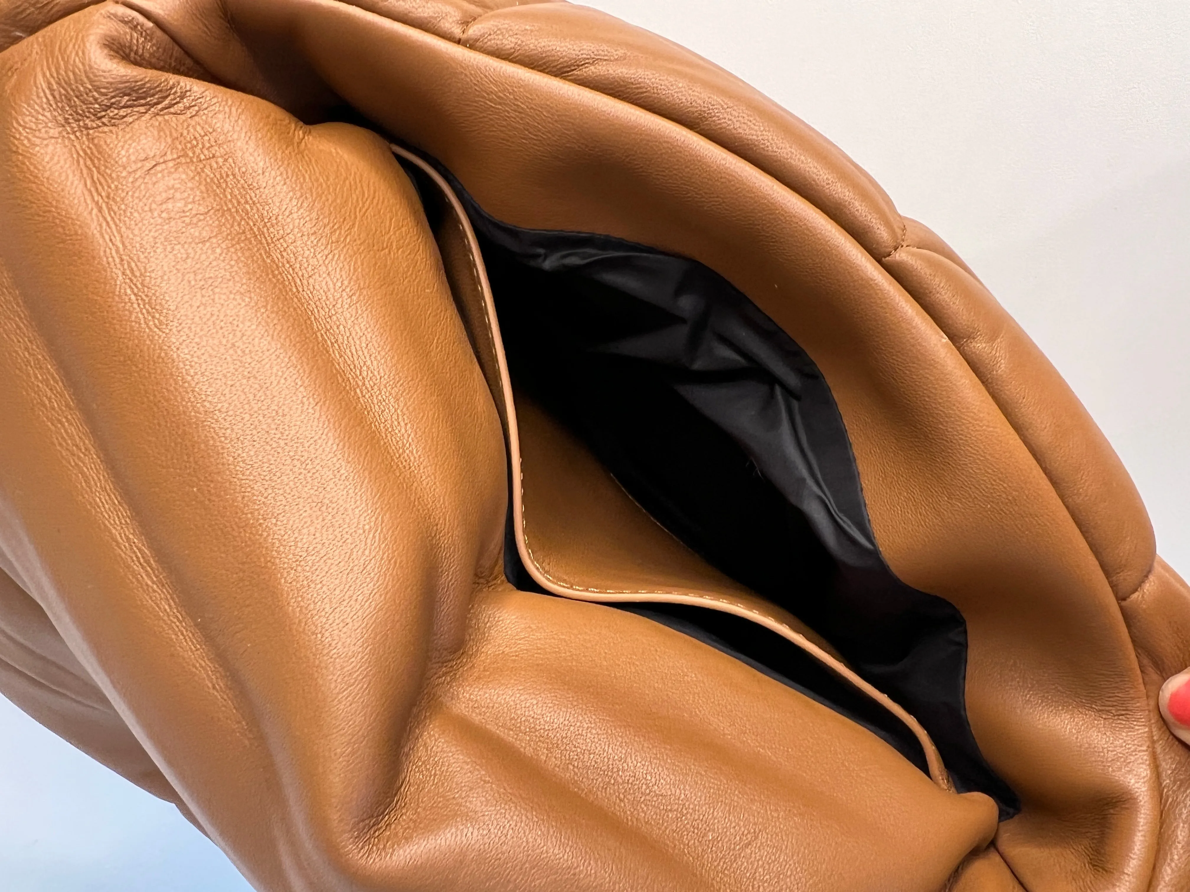 Mulberry Softie Tobacco Brown Pillow Nappa Shoulder Bag Preloved