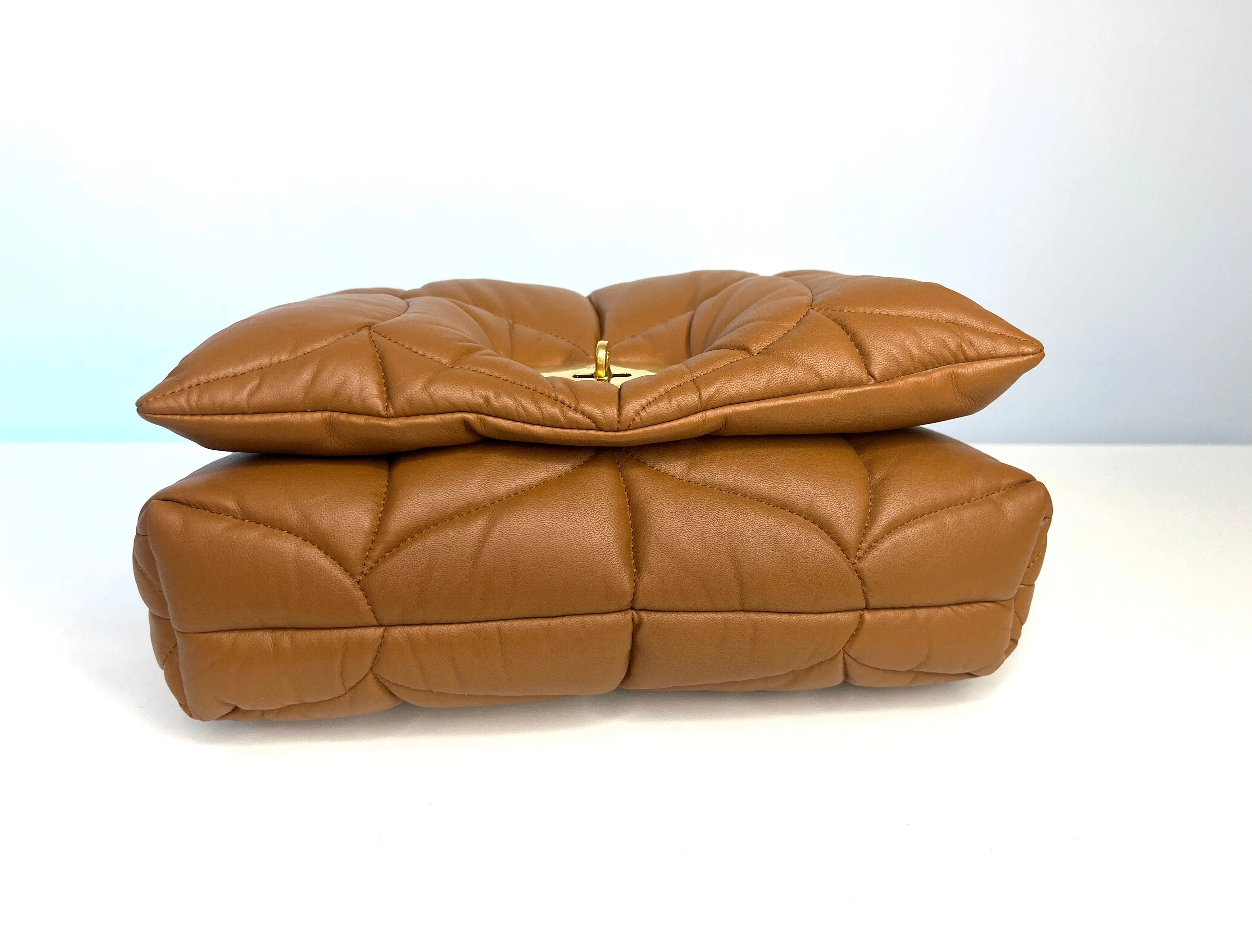 Mulberry Softie Tobacco Brown Pillow Nappa Shoulder Bag Preloved