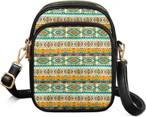 Multi Pocket PU Leather Crossbody Bag Shoulder Handbags Sling Bag Messenger Bags with Adjustable Strap