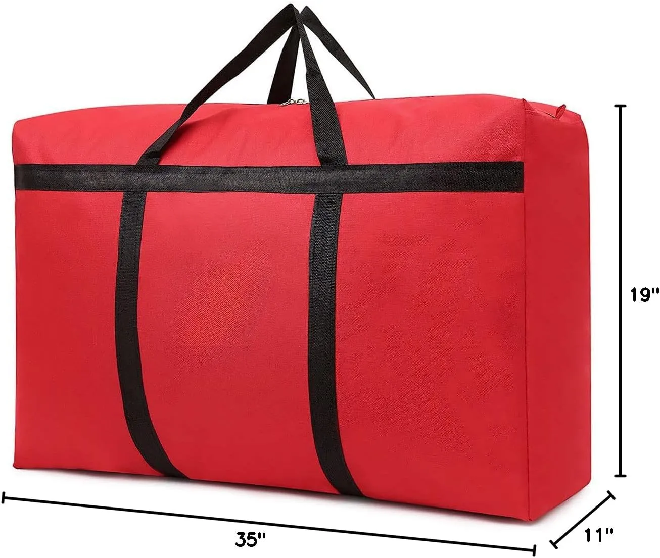 Multipurpose Extra Large Heavy Duty Storage Bags Duffle Bags for Space Saving Moving Storage (120L, Red)