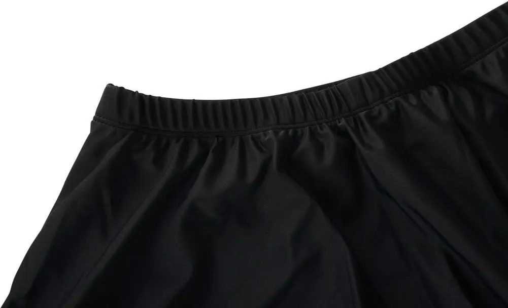 Mycoco Women's Long Swim Skirt UV 50  High Waist Swim Bottom Multi-Purpose Athletic Sports Tankini Bottom