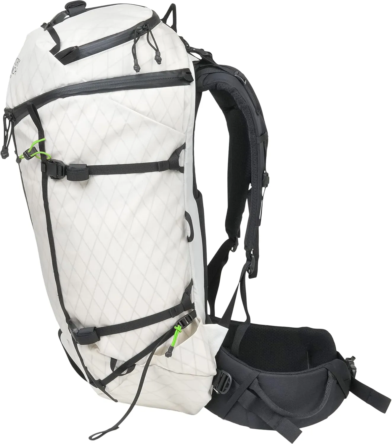 MYSTERY RANCH Scree 33 Backpack - Technical Hiking Daypack, White/Limeade, L