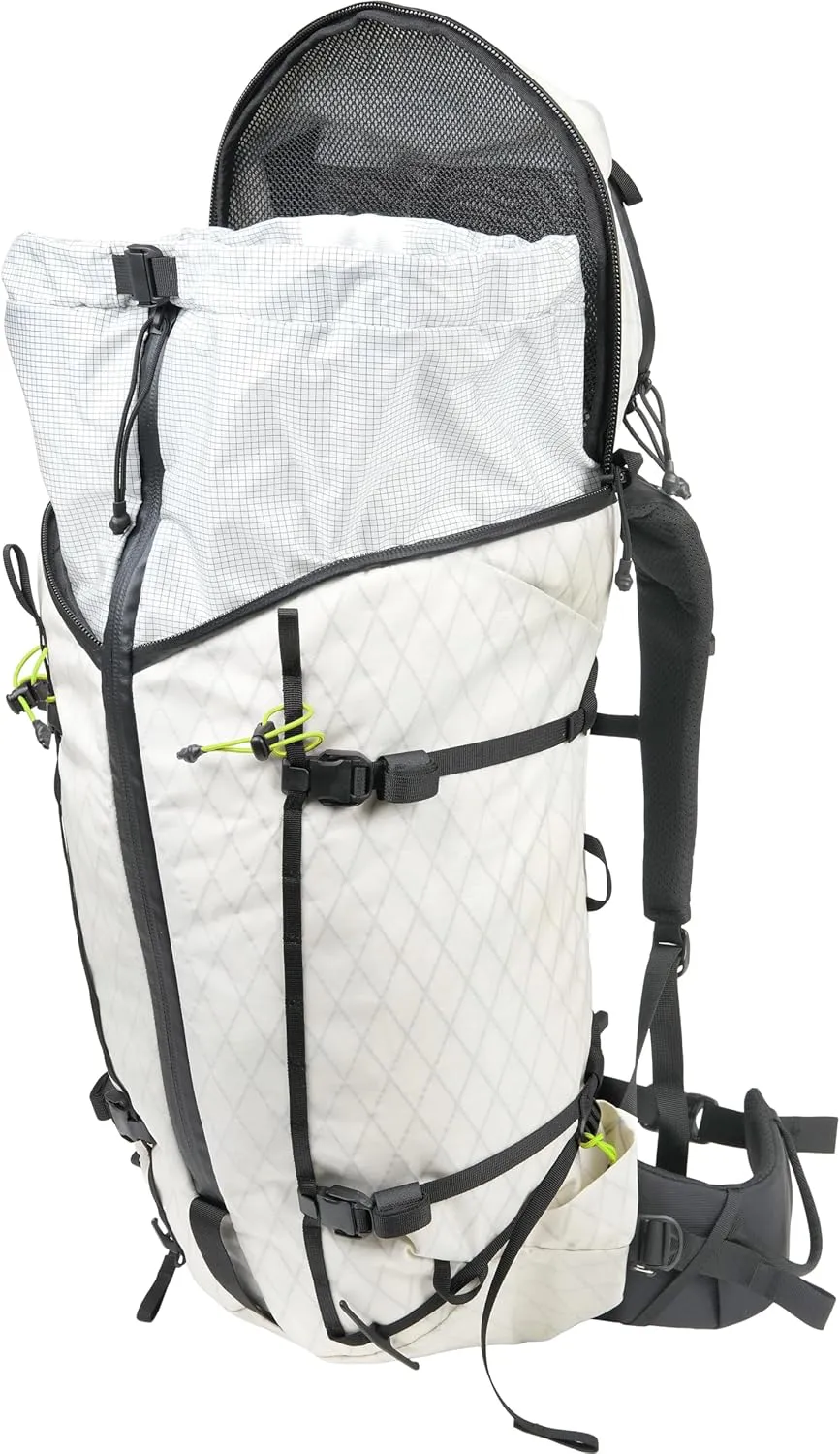MYSTERY RANCH Scree 33 Backpack - Technical Hiking Daypack, White/Limeade, L