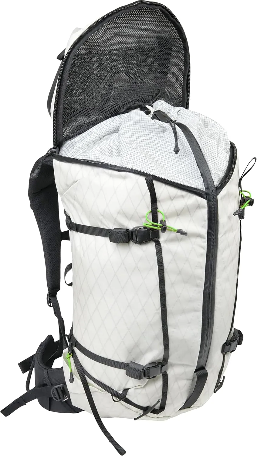 MYSTERY RANCH Scree 33 Backpack - Technical Hiking Daypack, White/Limeade, L