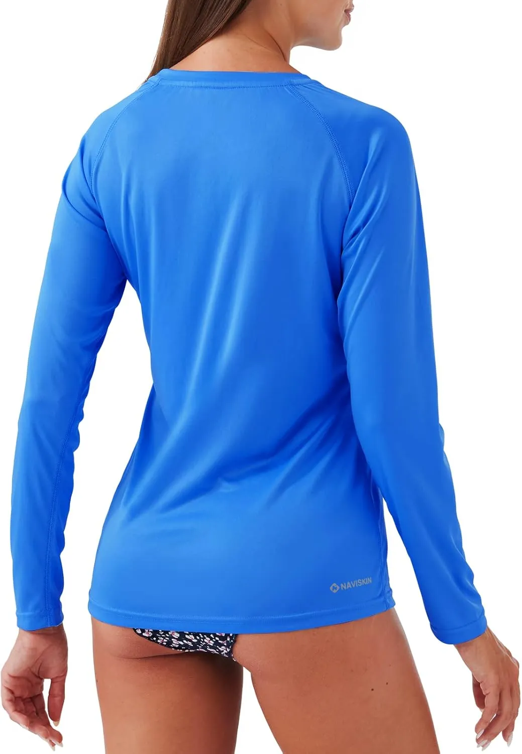 NAVISKIN Women's UPF 50  Sun Protection Long Sleeve Shirts Rash Guard Shirts Quick Dry Lightweight Hiking Shirts