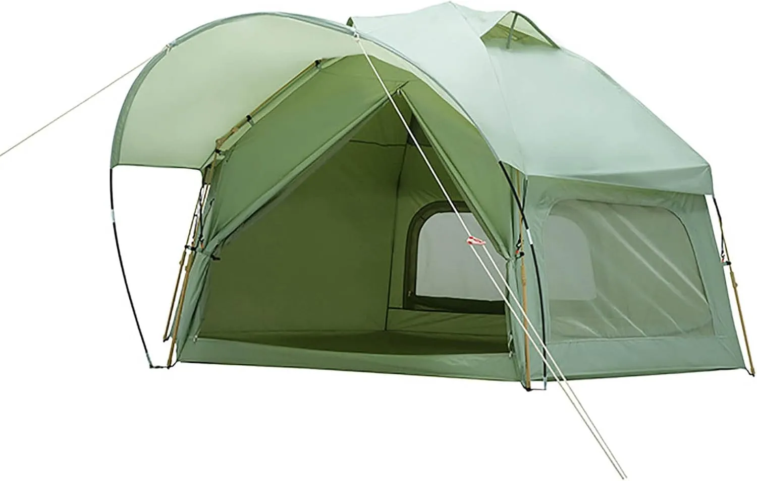 NIEH Camping Outdoor Cabin Tent, Frog Hexagonal One-Bedroom, 5~8 People Double Layer All Weather Easy Setup Tents,for Parties,Picnic, Outdoors Travel,Camping