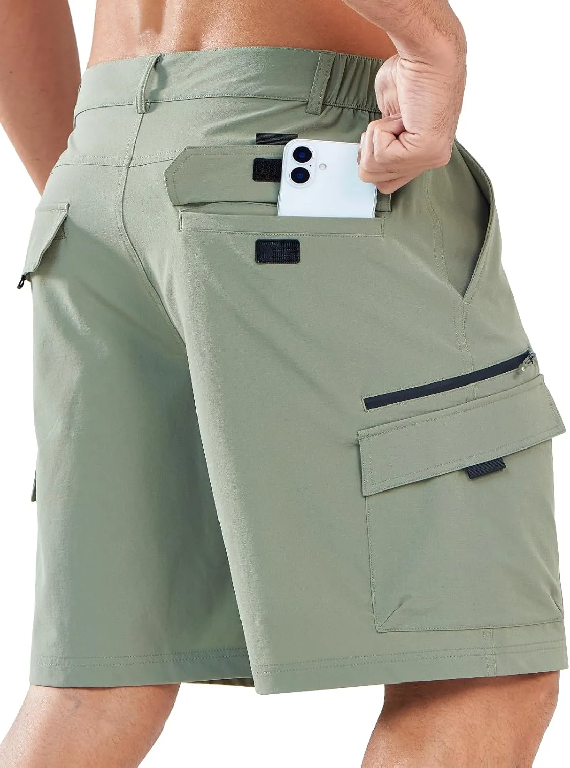NORTHYARD Men's Casual Cargo Shorts Lightweight 9" Hiking Golf Work Quick Dry Camping Outdoor Travel Fishing with 7 Pockets