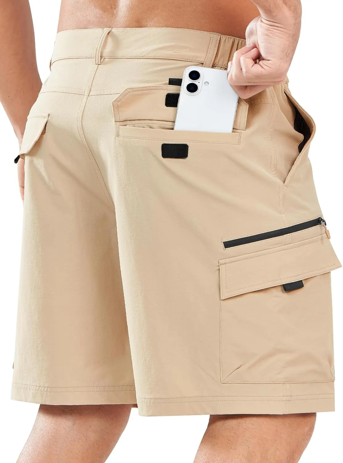 NORTHYARD Men's Casual Cargo Shorts Lightweight 9" Hiking Golf Work Quick Dry Camping Outdoor Travel Fishing with 7 Pockets