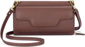 nuoku Crossbody Bags, Wristlet Wallets, Small Clutch Purses - Cell Phone & RFID Wallet for Women