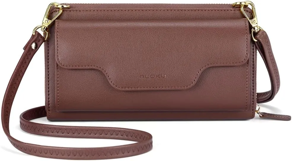nuoku Crossbody Bags, Wristlet Wallets, Small Clutch Purses - Cell Phone & RFID Wallet for Women