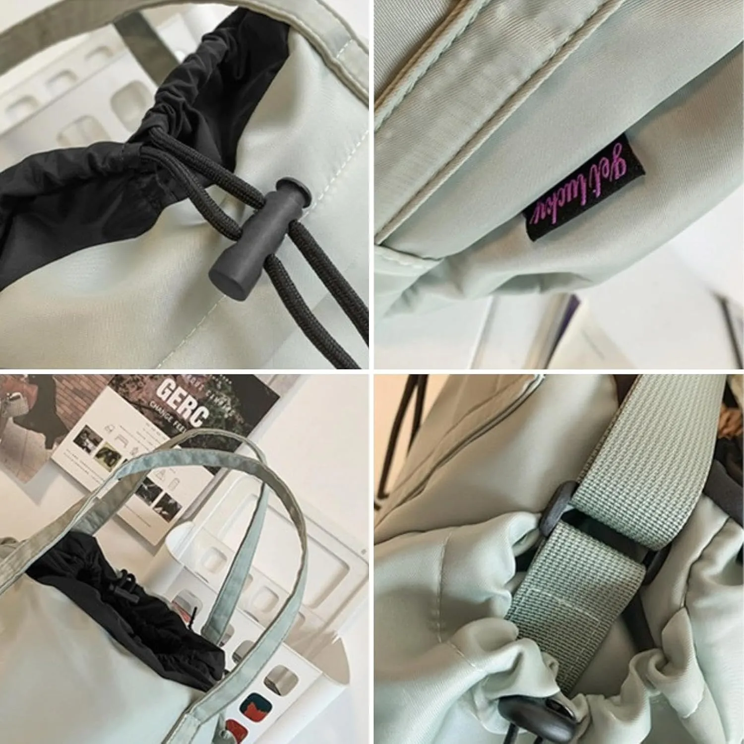 Nylon Star Messenger Bag Y2K, Cute Tote Bags Aesthetic, Small Travel Crossbody Shoulder Bags For Women