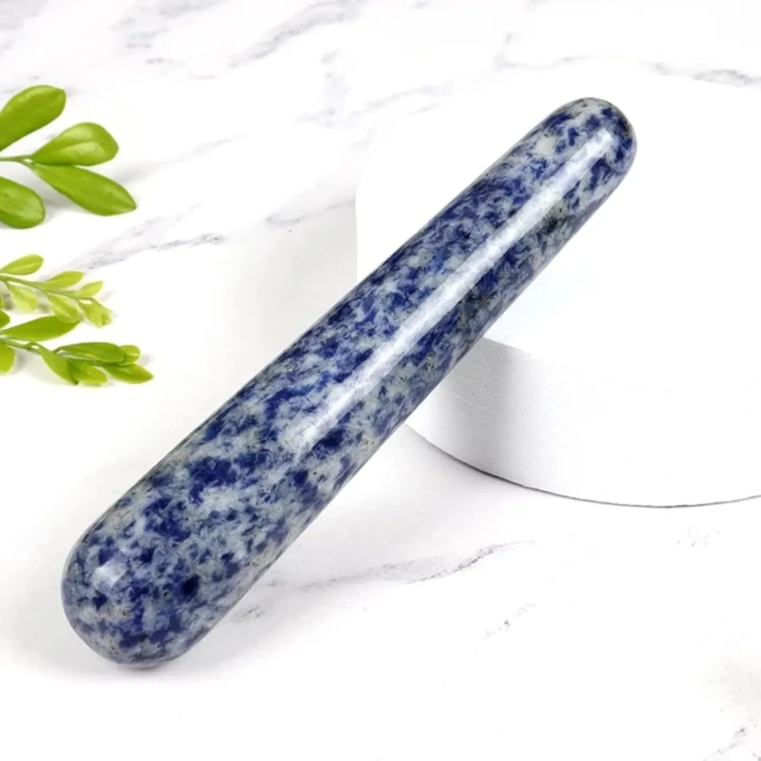 oni Wand Massage Stick Natural Rose Quartz Face Body Eye Crystal Mineral Stone Massager Health Skin Care Gua Sha Detox Lifting Y(Rose Quartz)
