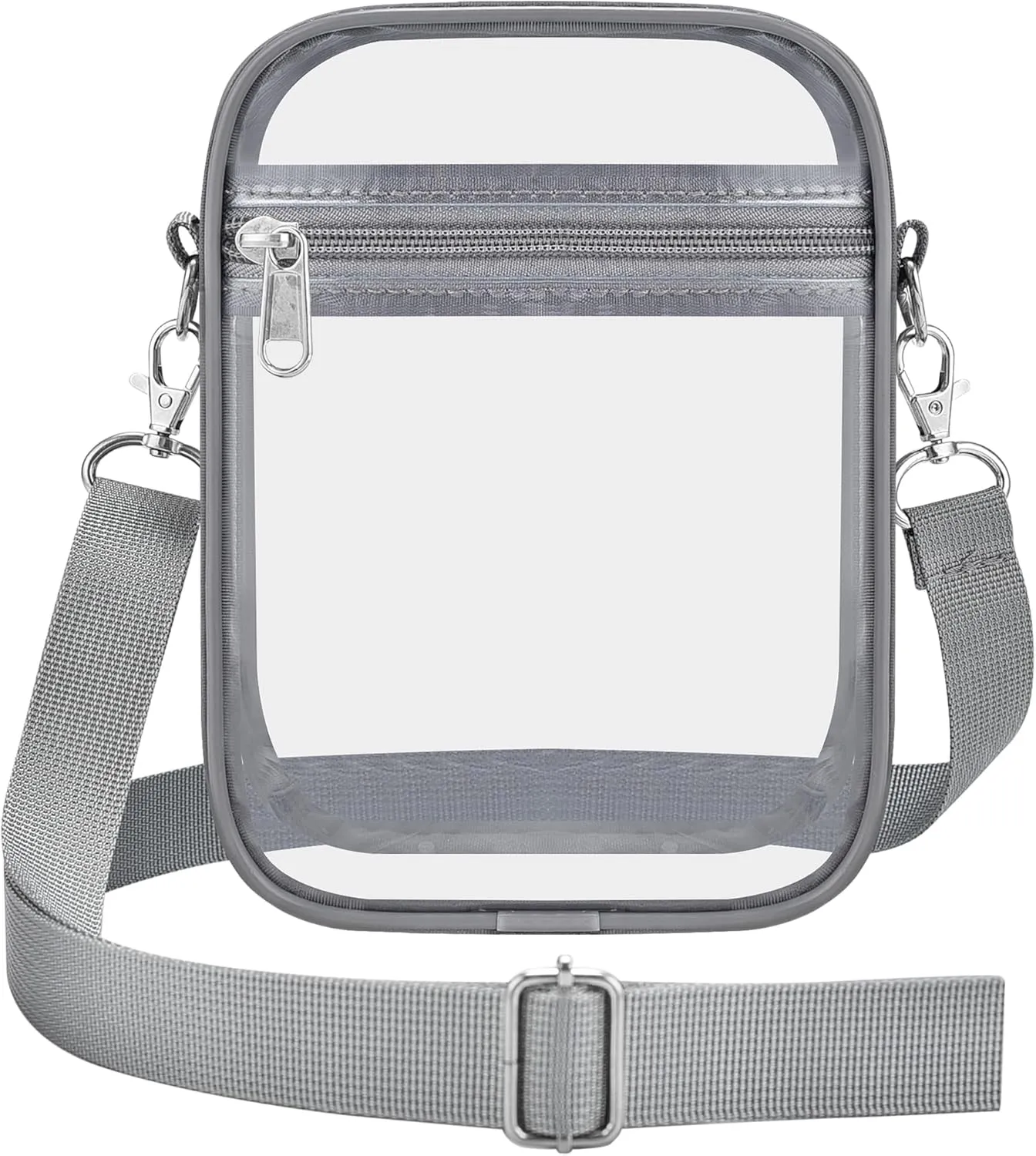 OrabenClear Messenger Bag Clear Bag Stadium Approved, Clear Purse Clear Crossbody Bag for Work, Workout, Sports