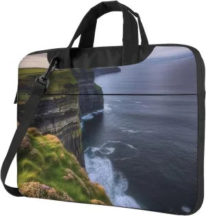 Outdoors The Cliffs Laptop Shoulder Bag Portable Laptop Bag Laptop Case Crossbody Briefcase w/Strap Handle