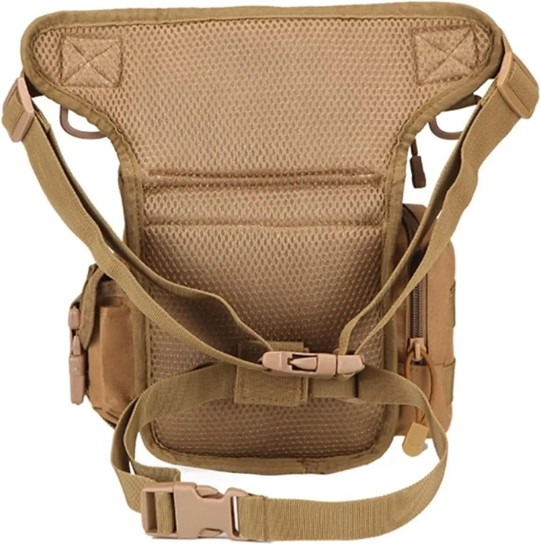 Oxford Cloth Army Camouflage Style Pinpointing Metal Detector Find Bag Messenger Journalist Photography Sport Leg Bag Utility Manager(ACU)