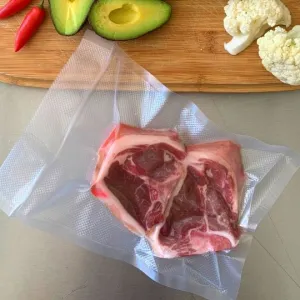 Pac Food Embossed Micro Channel Vacuum Sealer Bags (28cm x 40cm - 100 Bags)