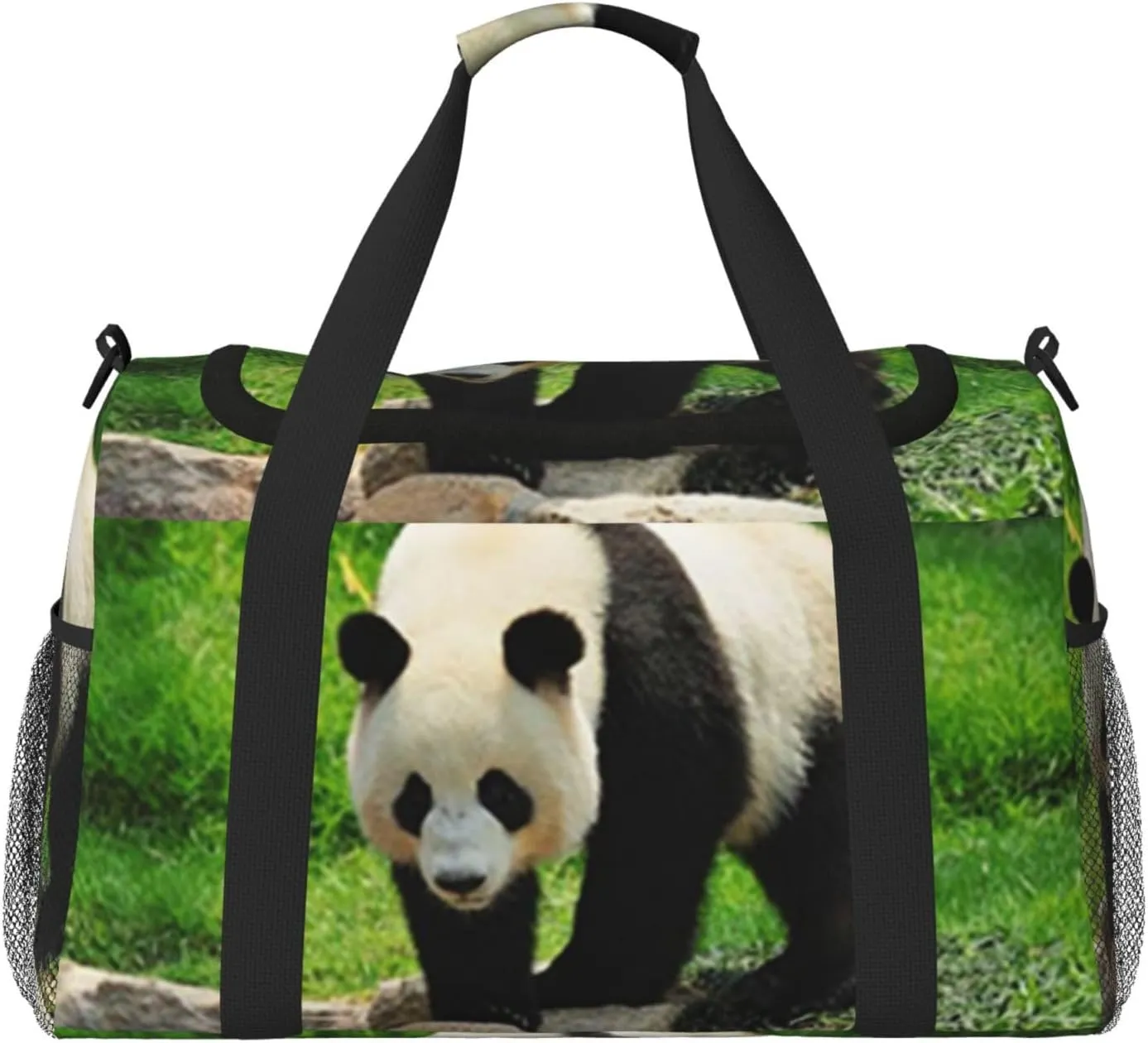 Panda Travel Duffel Bag Large Foldable Waterproof Overnight Bag For Beach Swim Bags Pool Sports Gym